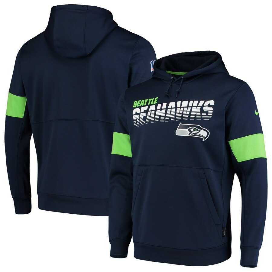 Seattle Seahawks Nike Sideline Team Logo Performance Pullover Hoodie College Navy,We sell and wholesale Seattle Seahawks Nike Sideline Team Logo Performance Pullover Hoodie College Navy on line form chian!